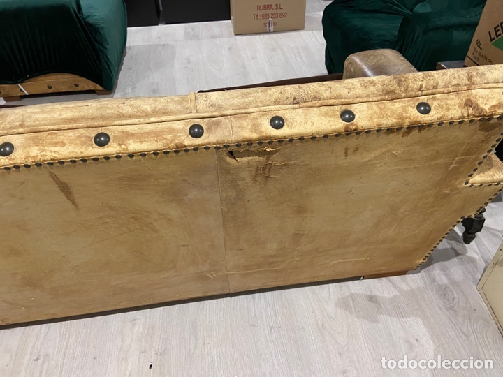 Antig&uuml;edades: Sofa y sillones cuero - Foto 4