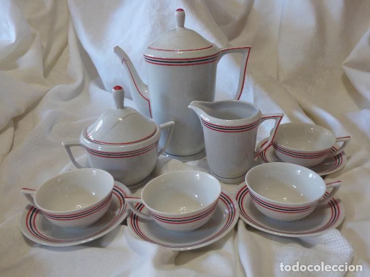 Antig&uuml;edades: Juego de cafe,porcelana. - Foto 1