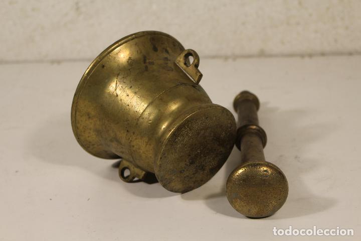 Antig&uuml;edades: antiguo almirez y maza de bronce - Foto 5