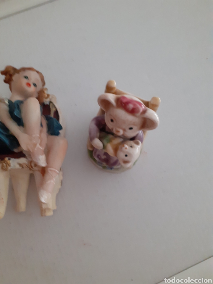 Antig&uuml;edades: Pareja de figuritas decoraci&oacute;n. - Foto 2