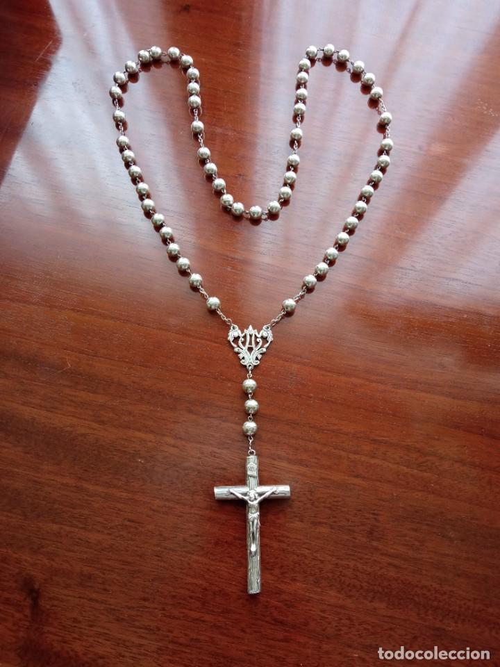 Antig&uuml;edades: Rosario de plata - Foto 2