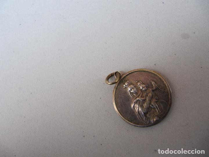 Antig&uuml;edades: ANTIGUA MEDALLA JESUS DEL GRAN PODER Y VIRGEN MARIA - Foto 2