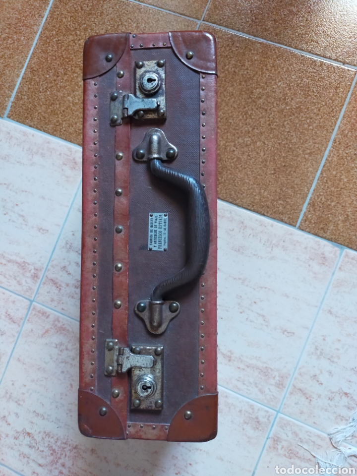 Antig&uuml;edades: Ba&uacute;l o malet&iacute;n antiguos - Foto 3