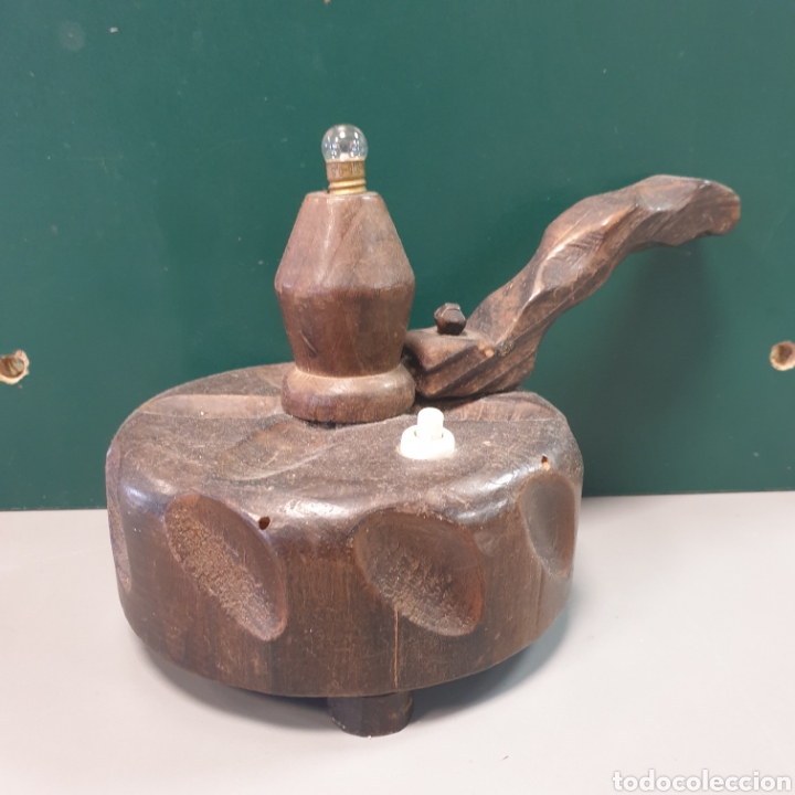 Antig&uuml;edades: Lampara madera