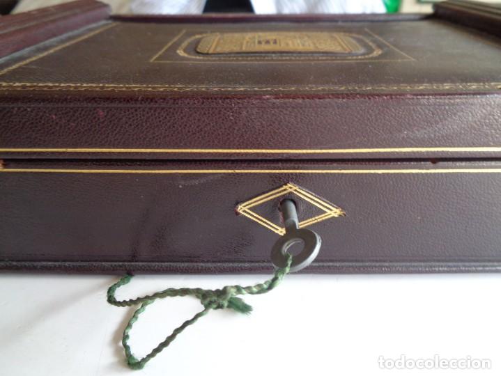 Antig&uuml;edades: ANTIGUA CAJA JOYERO CON LLAVE - Foto 8