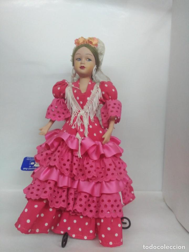 Antig&uuml;edades: FIGURA mu&ntilde;eca flamenca porcelana Mu&ntilde;ecas Marin