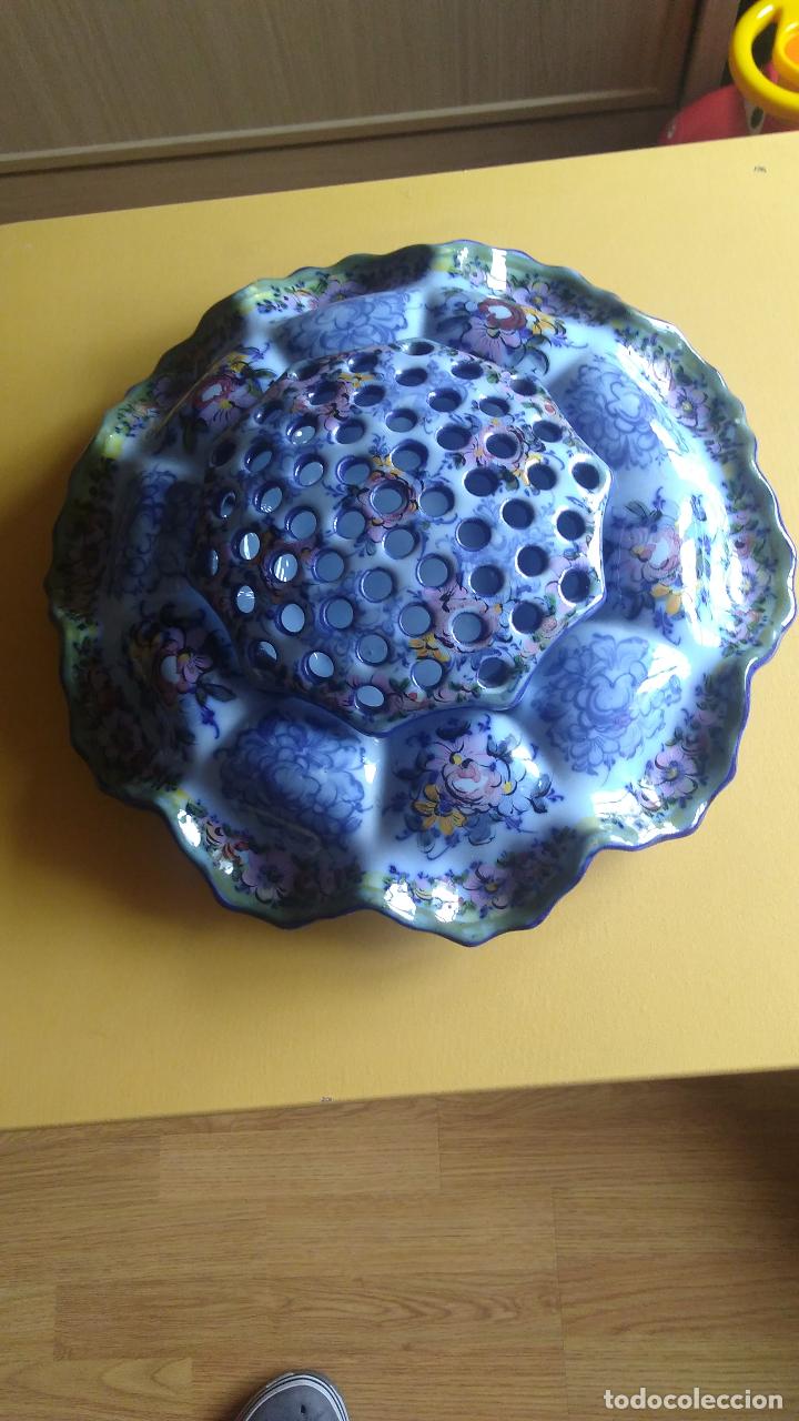 Antig&uuml;edades: ESPECTACULAR CENTRO DE MESA CERAMICA - Foto 4