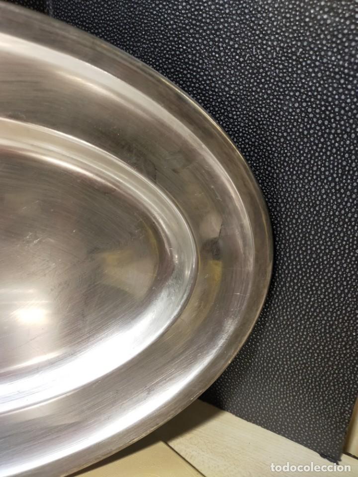 Antig&uuml;edades: Bandejas ovaladas de plata alemana - Foto 3