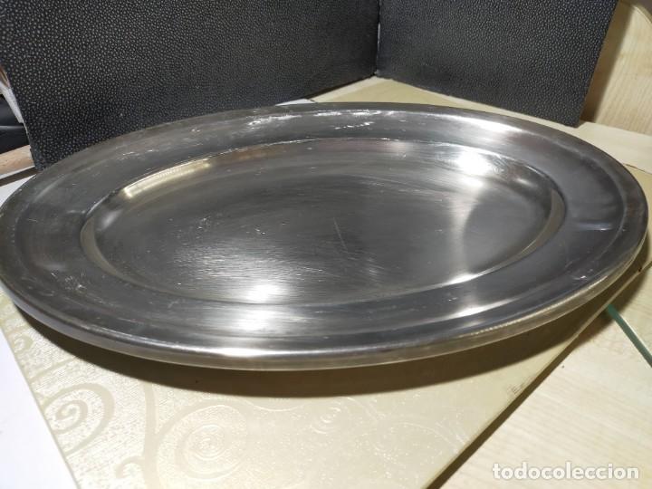 Antig&uuml;edades: Bandejas ovaladas de plata alemana - Foto 4
