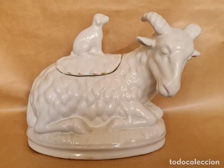 Antig&uuml;edades: CERAMICA. SOPERA FORMA DE CARNERO, - Foto 1