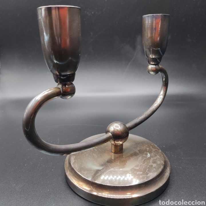 Antig&uuml;edades: Candelabro de Meneses con contrastes - Foto 2