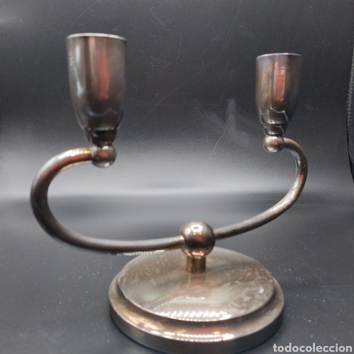 Antig&uuml;edades: Candelabro de Meneses con contrastes - Foto 1