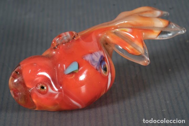 Antig&uuml;edades: P&aacute;jaro en cristal de murano - Foto 5