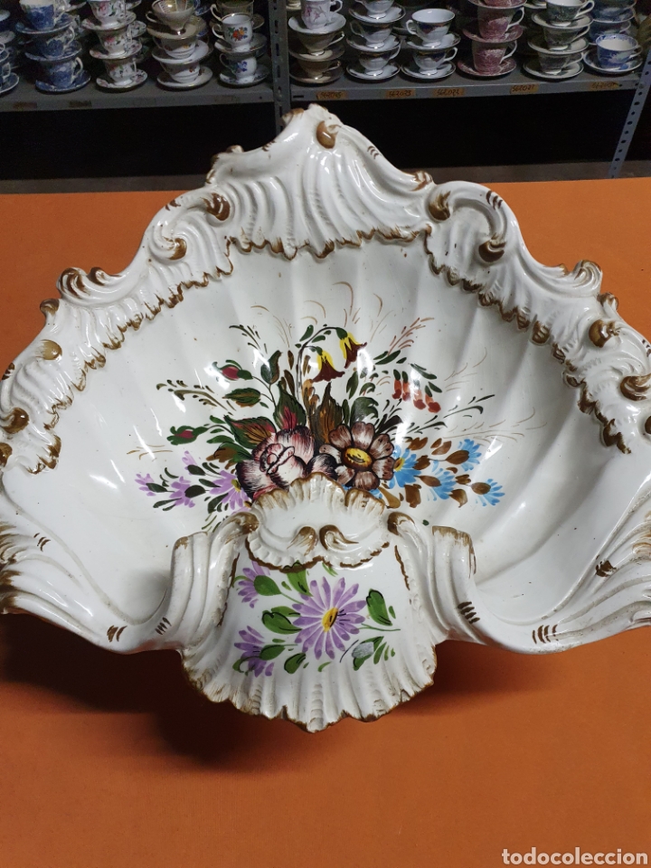 Antig&uuml;edades: Centro de mesa Porcelana Francesa - Foto 2