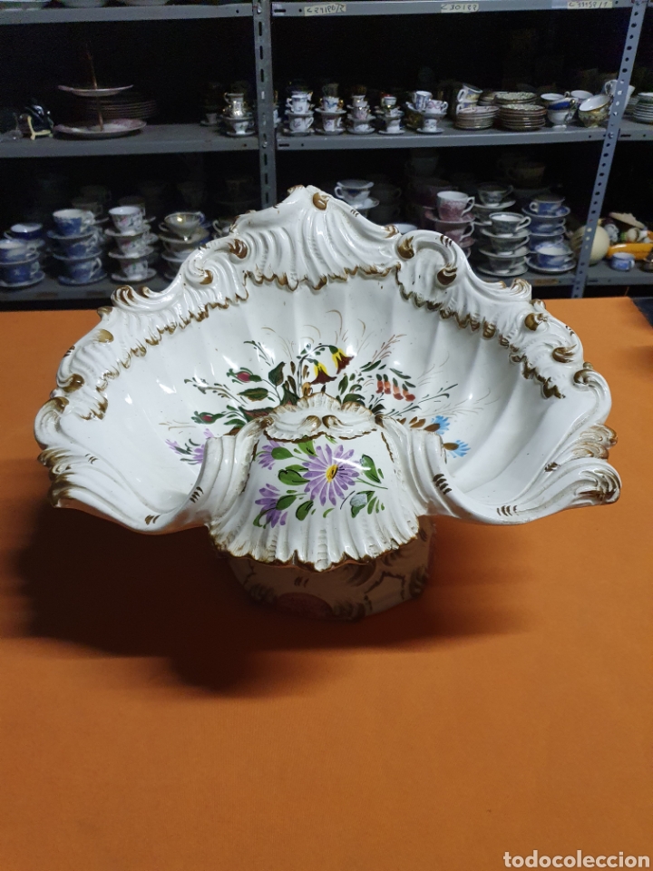 Antig&uuml;edades: Centro de mesa Porcelana Francesa - Foto 1