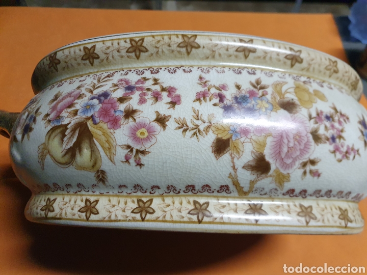 Antig&uuml;edades: Centro de mesa Porcelana - Foto 2