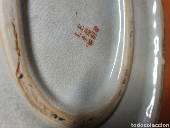 Antig&uuml;edades: Centro de mesa Porcelana - Foto 3