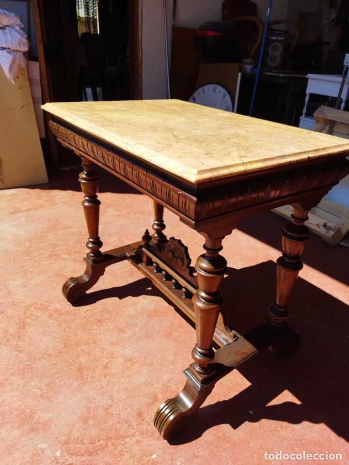 Antig&uuml;edades: MESA INDIANA NOGAL - Foto 4