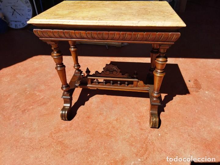 Antig&uuml;edades: MESA INDIANA NOGAL - Foto 6