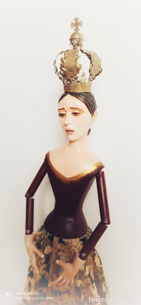 Antig&uuml;edades: Virgen candelero vestir - Foto 2