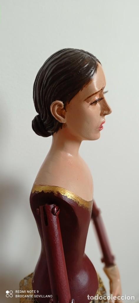 Antig&uuml;edades: Virgen candelero vestir - Foto 4