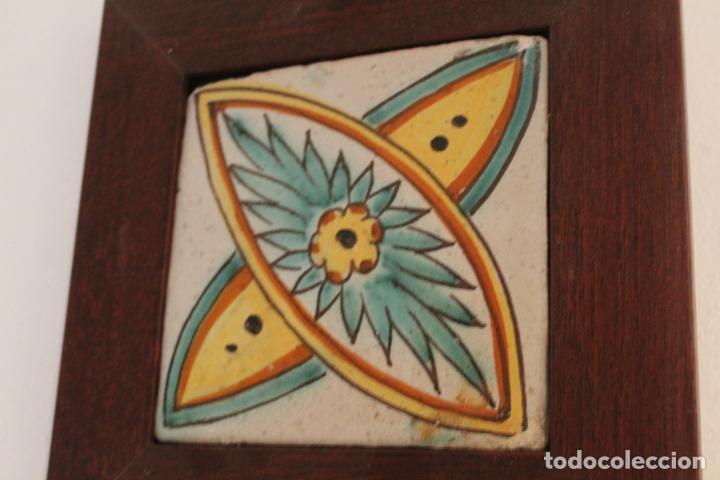 Antig&uuml;edades: azulejo de catalan enmarcado - Foto 4