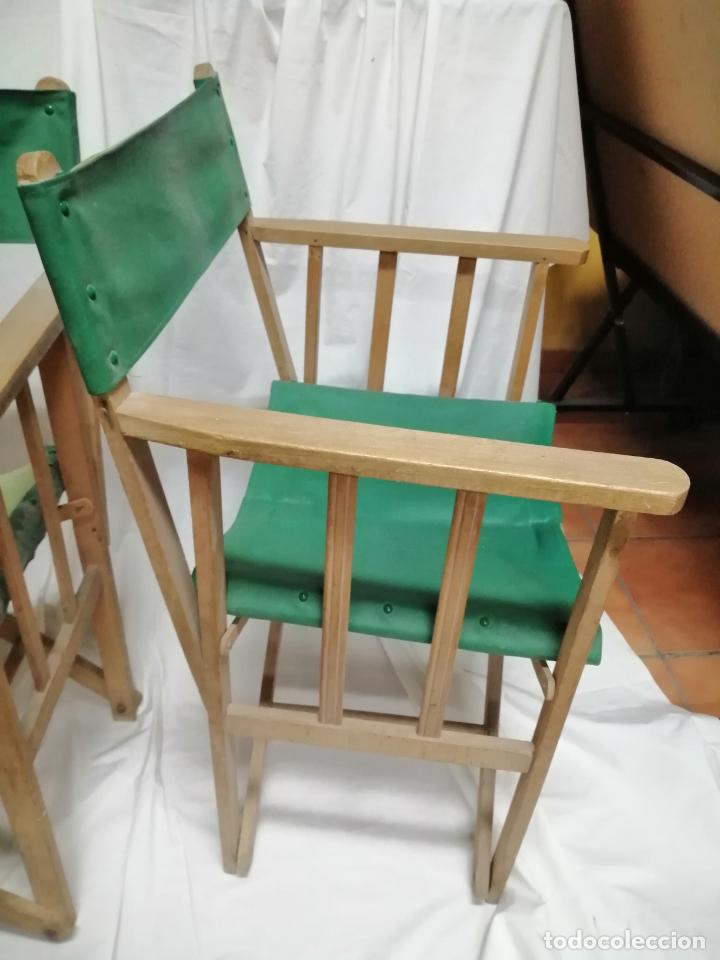 Antig&uuml;edades: sillas antiguas de director de cine - Foto 2