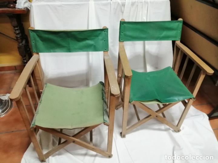 Antig&uuml;edades: sillas antiguas de director de cine - Foto 1