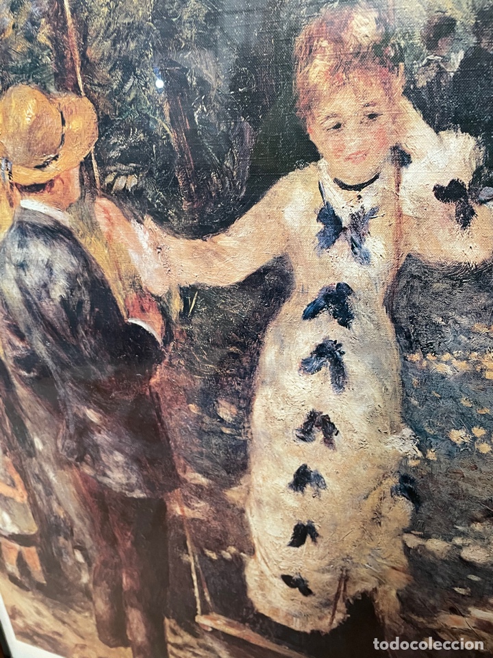 Antig&uuml;edades: LAMINA ENMARCADA - LA BALANCOIRE - Foto 3