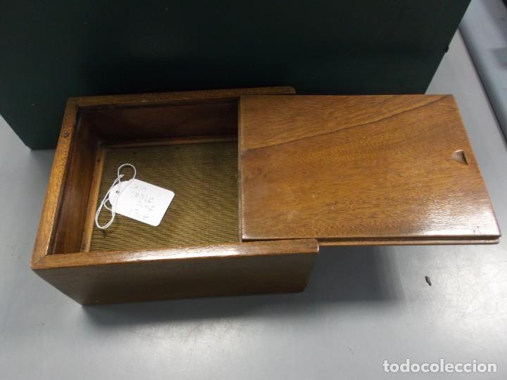 Antig&uuml;edades: caja inglesa roble para tabaco - Foto 3