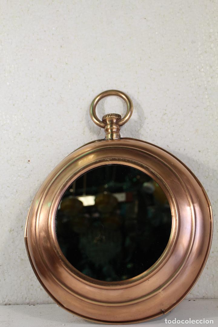 Antig&uuml;edades: vintage espejo reloj de bolsillo - Foto 2