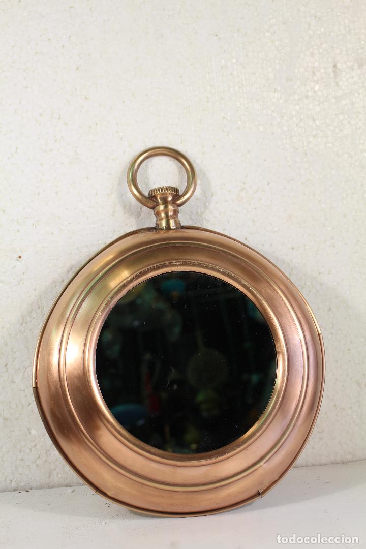 Antig&uuml;edades: vintage espejo reloj de bolsillo - Foto 5