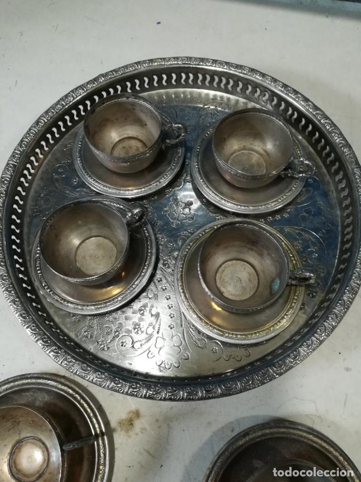 Antig&uuml;edades: Antigua bandeja de t&eacute; Marroqui - Foto 4
