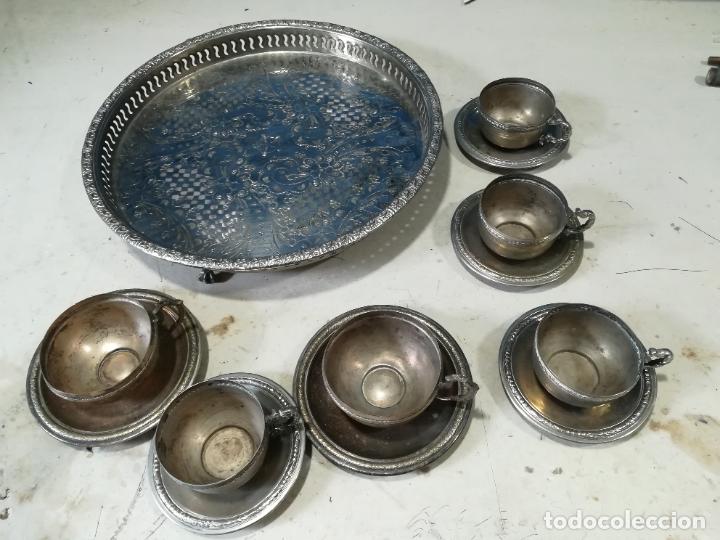 Antig&uuml;edades: Antigua bandeja de t&eacute; Marroqui - Foto 5