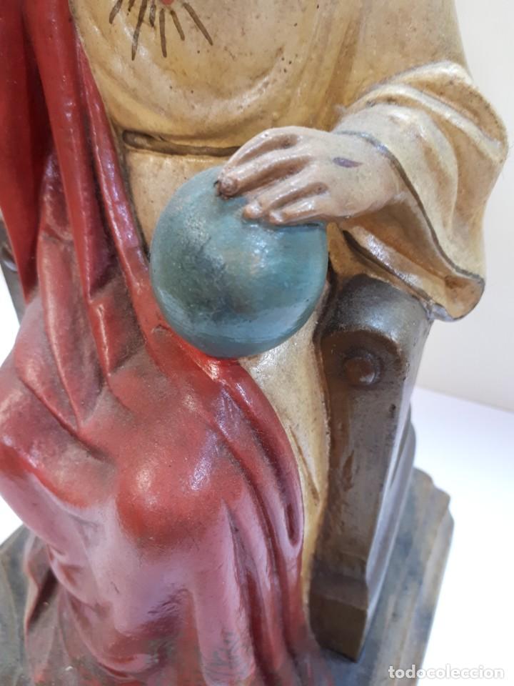 Antig&uuml;edades: Sagrado Coraz&oacute;n escayola. - Foto 10