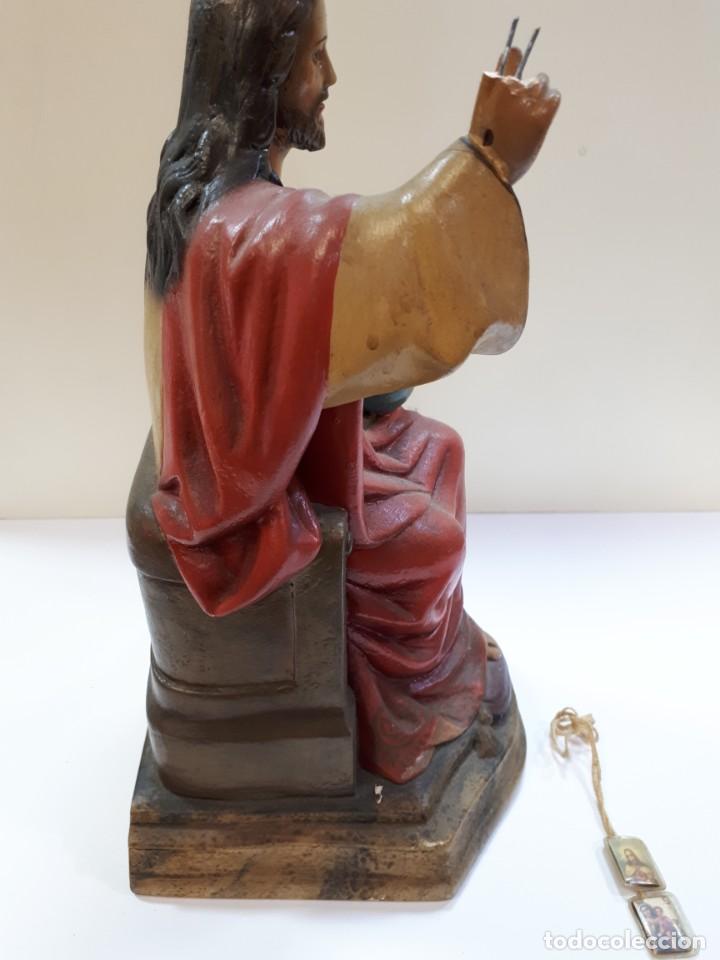 Antig&uuml;edades: Sagrado Coraz&oacute;n escayola. - Foto 14