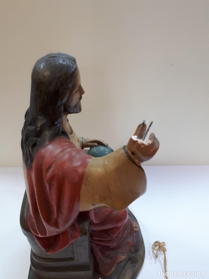 Antig&uuml;edades: Sagrado Coraz&oacute;n escayola. - Foto 15