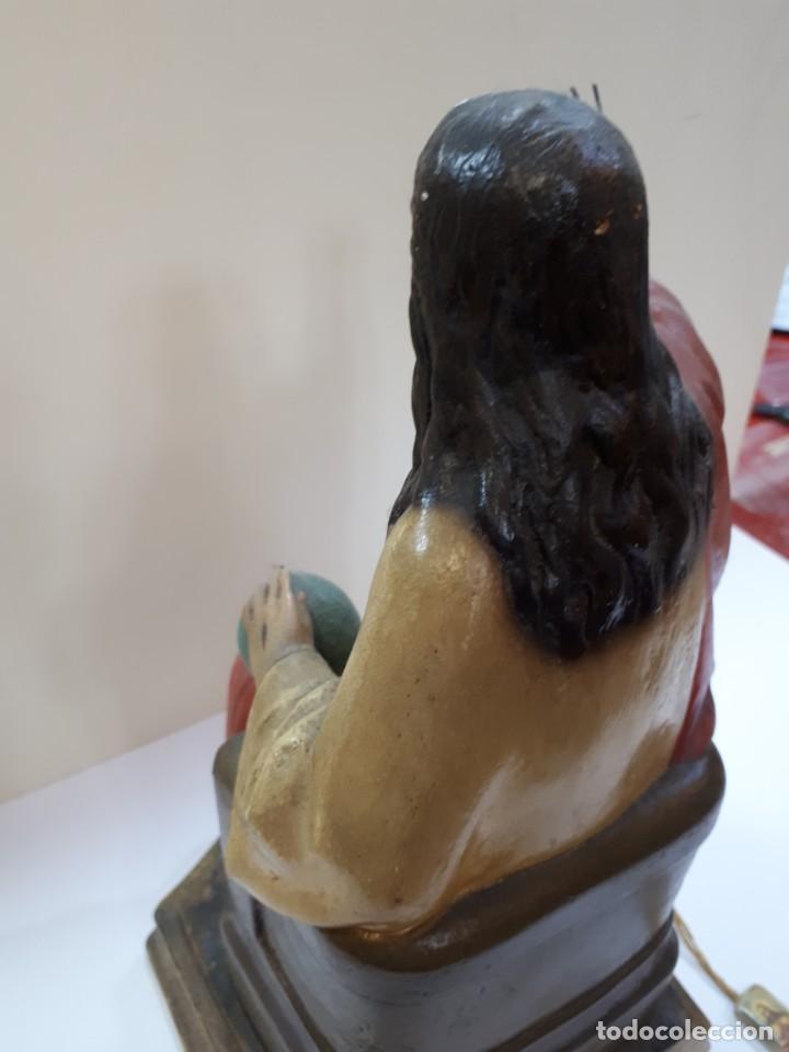 Antig&uuml;edades: Sagrado Coraz&oacute;n escayola. - Foto 18