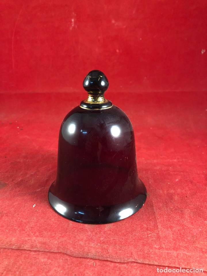 Antig&uuml;edades: TAPA DE CRISTAL ROJO ANTIGUO DECORACI&Oacute;NES ORO