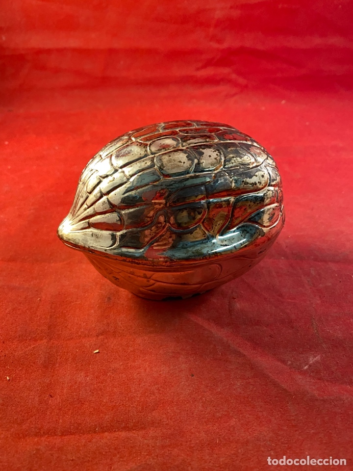 Antig&uuml;edades: Caja Nuez plateada - Foto 2