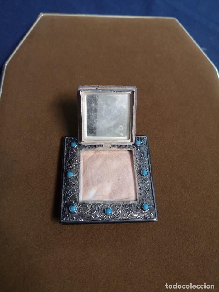 Antig&uuml;edades: POLVERA INDIA EN PLATA - Foto 8