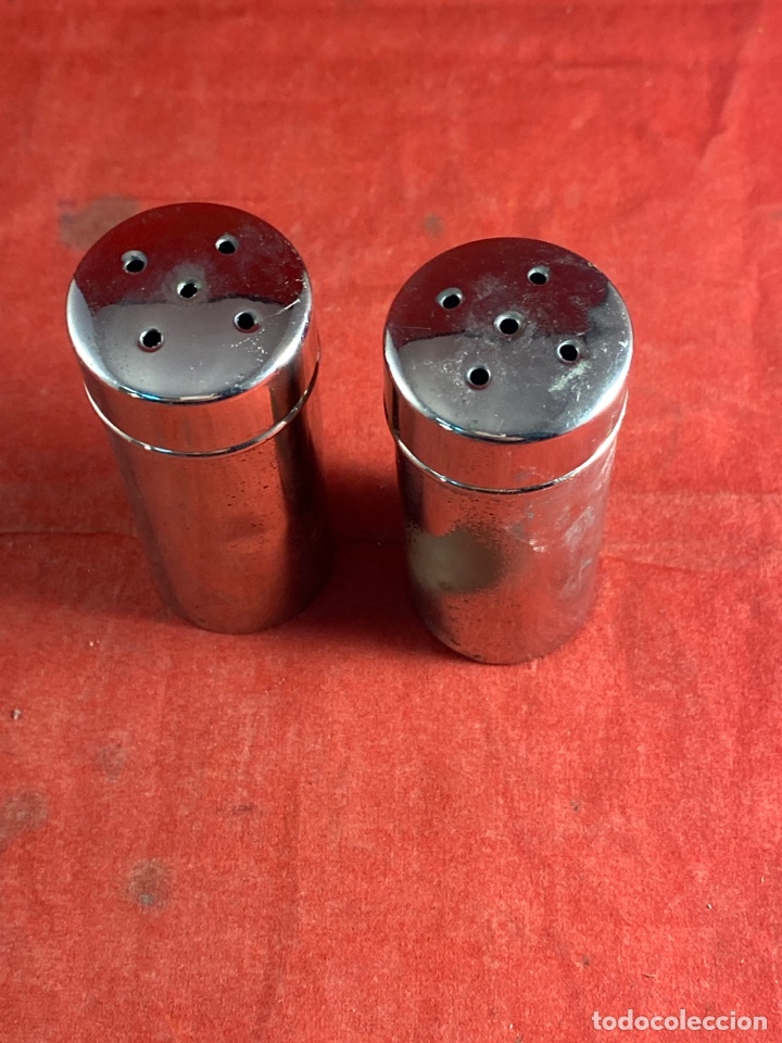 Antig&uuml;edades: SALEROS METAL ANTIGUOS - Foto 2