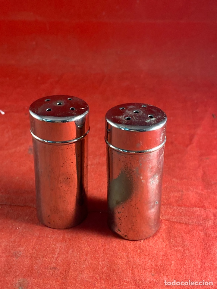 Antiques: SALEROS METAL ANTIGUOS
