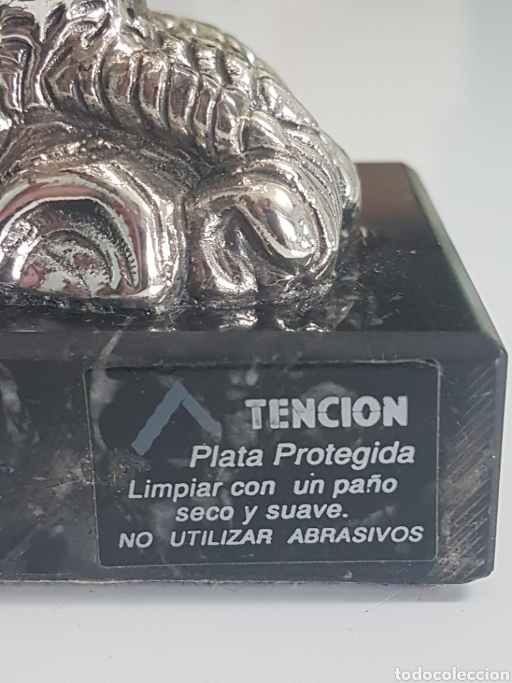 Antig&uuml;edades: BUHO LAMINADO EN PLATA - Foto 3