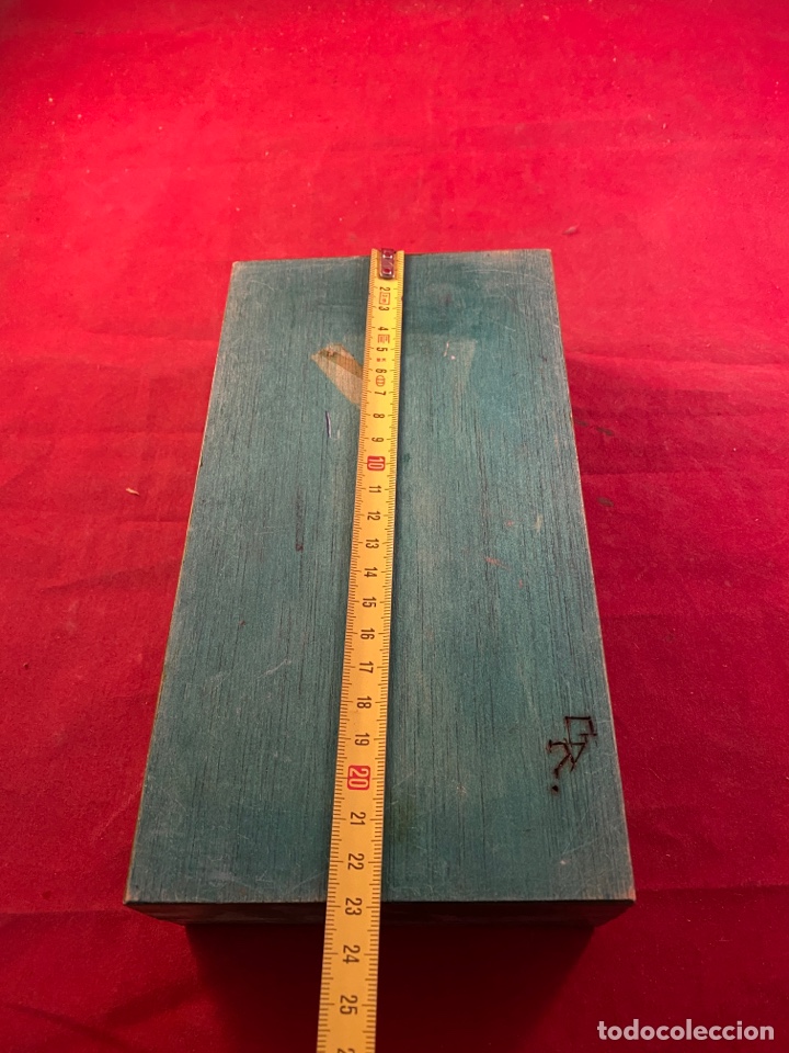 Antig&uuml;edades: Caja madera con tren - Foto 4