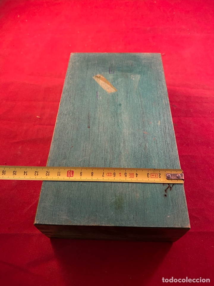 Antig&uuml;edades: Caja madera con tren - Foto 5