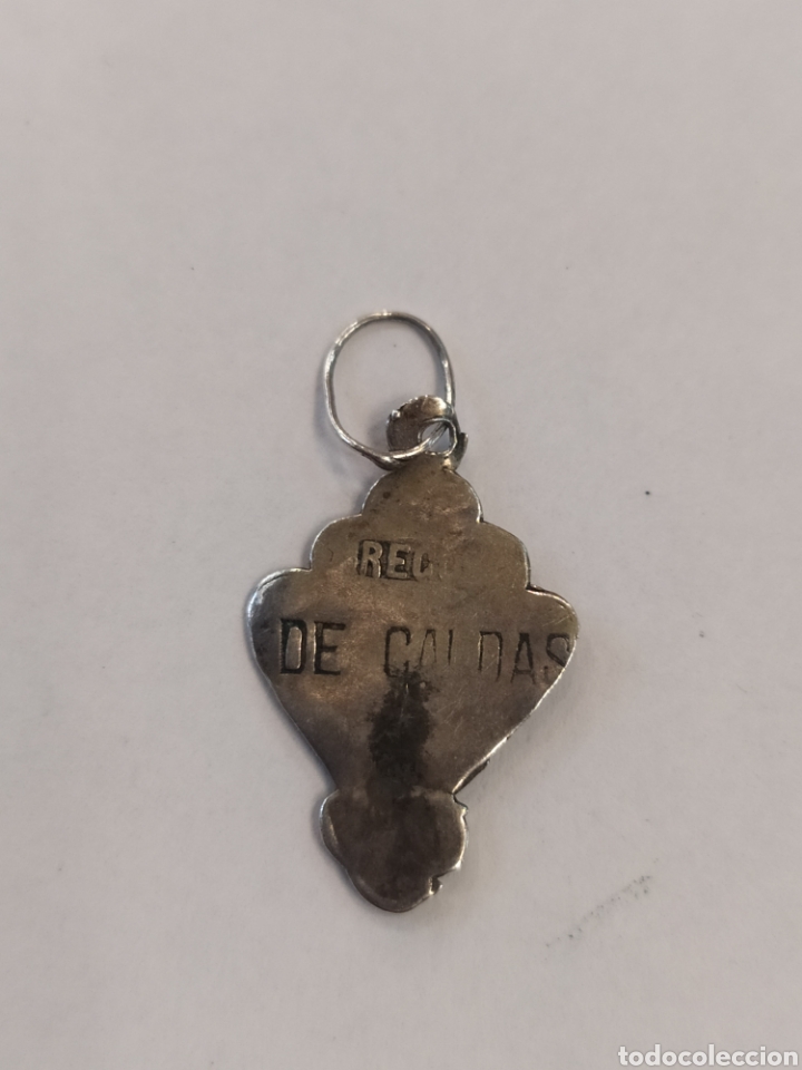 Antig&uuml;edades: Medalla de plata, Cristo de Caldas. - Foto 2