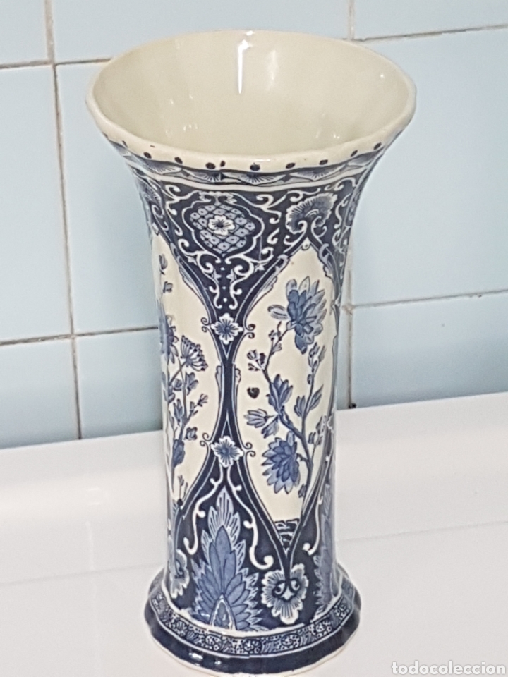 Antig&uuml;edades: GRAN JARRON CERAMICA DELF - Foto 3