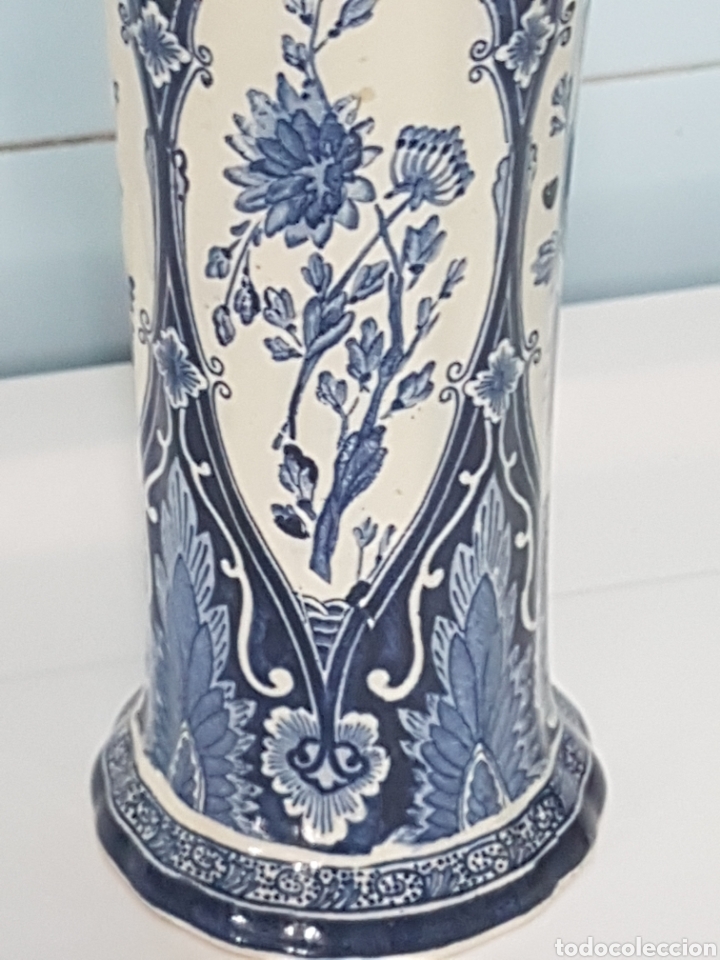 Antig&uuml;edades: GRAN JARRON CERAMICA DELF - Foto 4