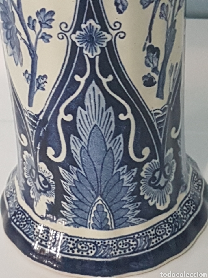 Antig&uuml;edades: GRAN JARRON CERAMICA DELF - Foto 5